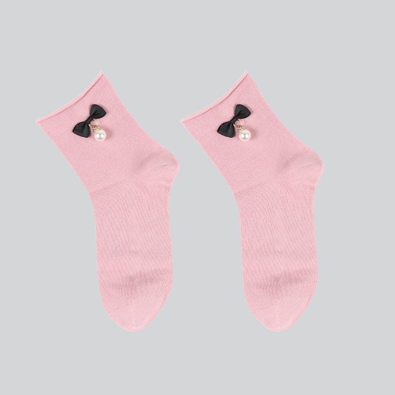 Módne ponožky Kawaii Bow Veľkoobchod ponožiek Cartoon Women Socks