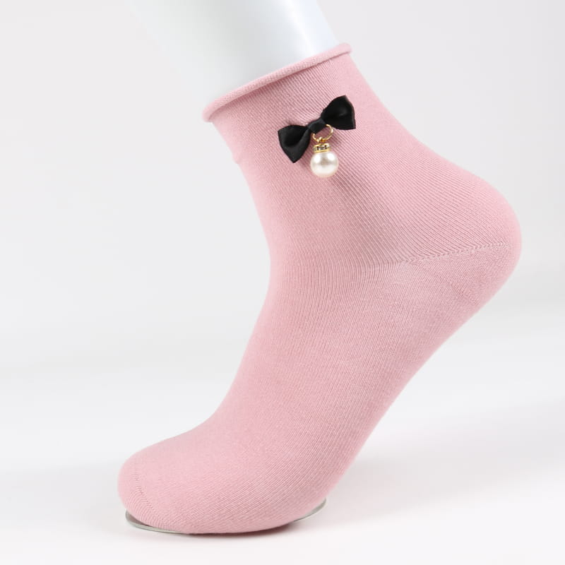 Módne ponožky Kawaii Bow Veľkoobchod ponožiek Cartoon Women Socks