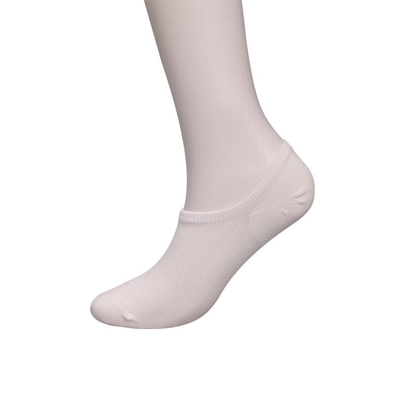 Ultratenká česaná bavlna, nylon a spandex hladké ručne šité polosieťované dámske ponožky WSD1673