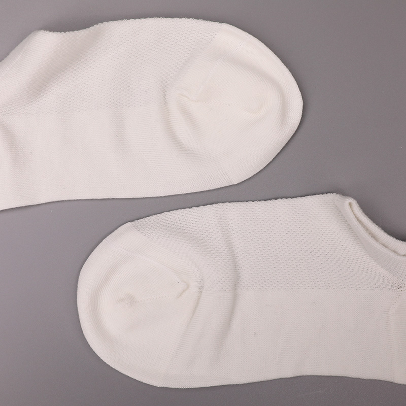 Ultratenká česaná bavlna, nylon a spandex hladké ručne šité polosieťované dámske ponožky WSD1673