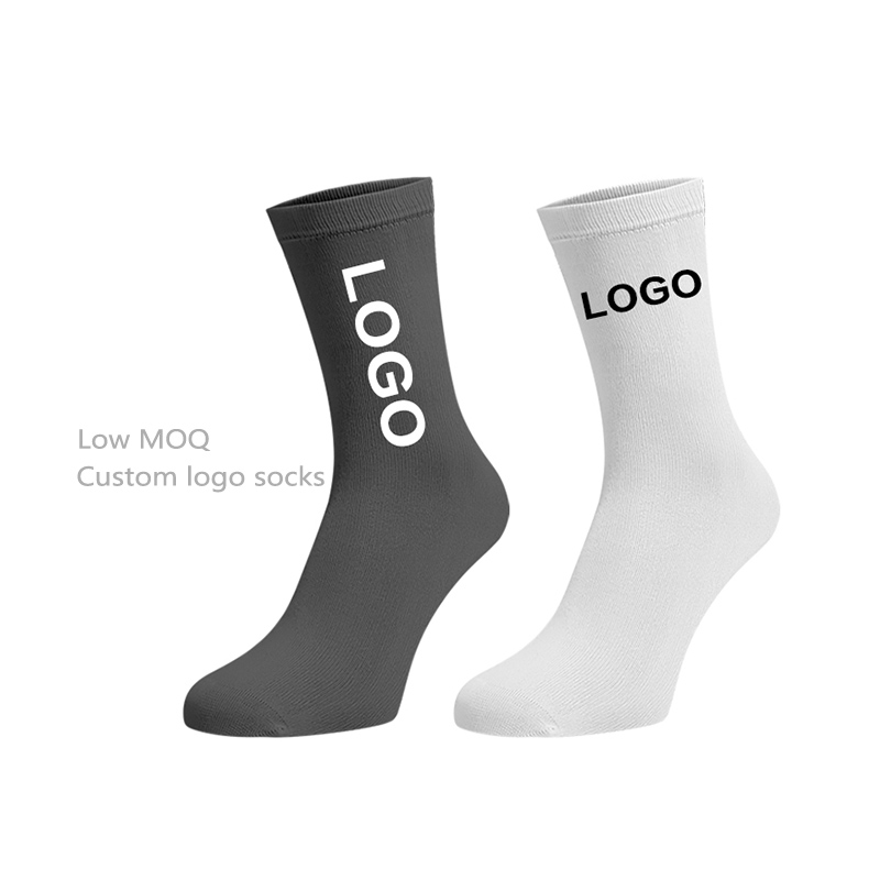 Custom Logo Pánske ponožky Športové Atletické bežecké tenisky Hardloopsokken Oem Bavlna Muži Crew Custom Socks