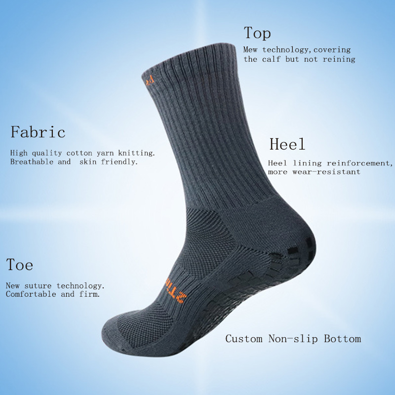 OEM Designer Performance Cotton Mens Athletic Comfort Cushion Crew Sport Custom Socks