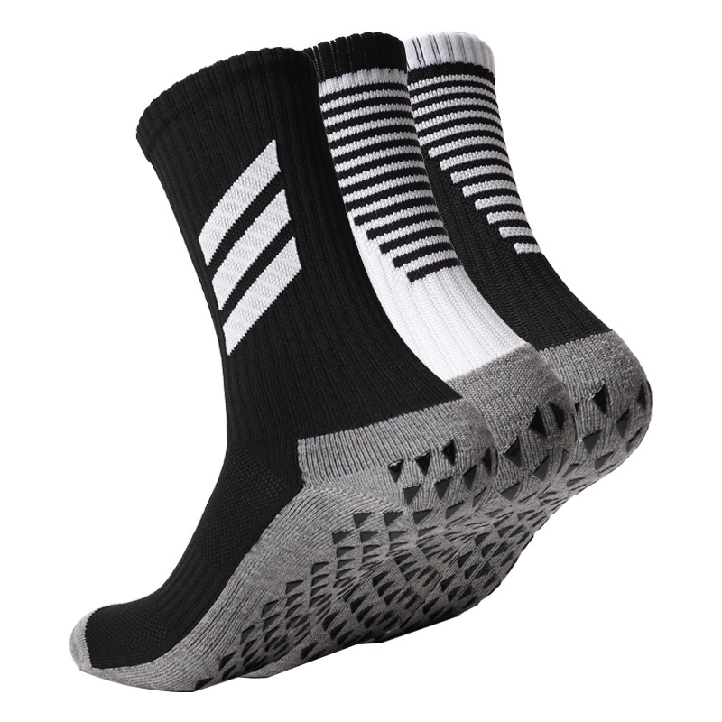 Compression Sport Beh Anti Sip Futbal Custom Grip Custom Socks Logo