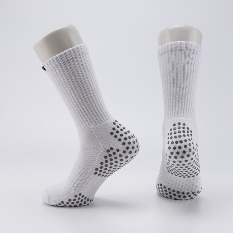 Custom Logo Grip Sock Protišmykové silikónové bavlnené froté športové ponožky Futbal pre mužov